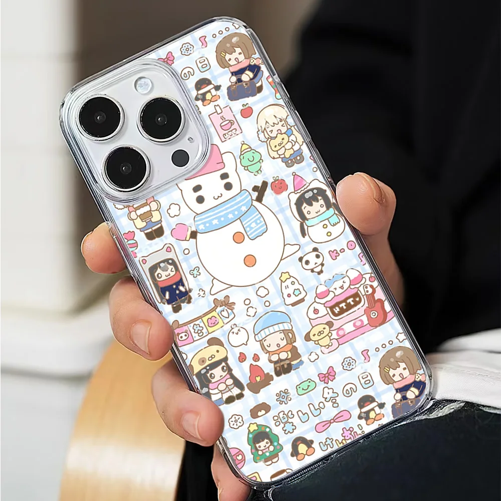 Bilibili Anime K-ON! y2k Style Phone Case for iPhone 12 11 13 14 15 16 Max Pro Plus Magsafe Magnetic Wireless Cover