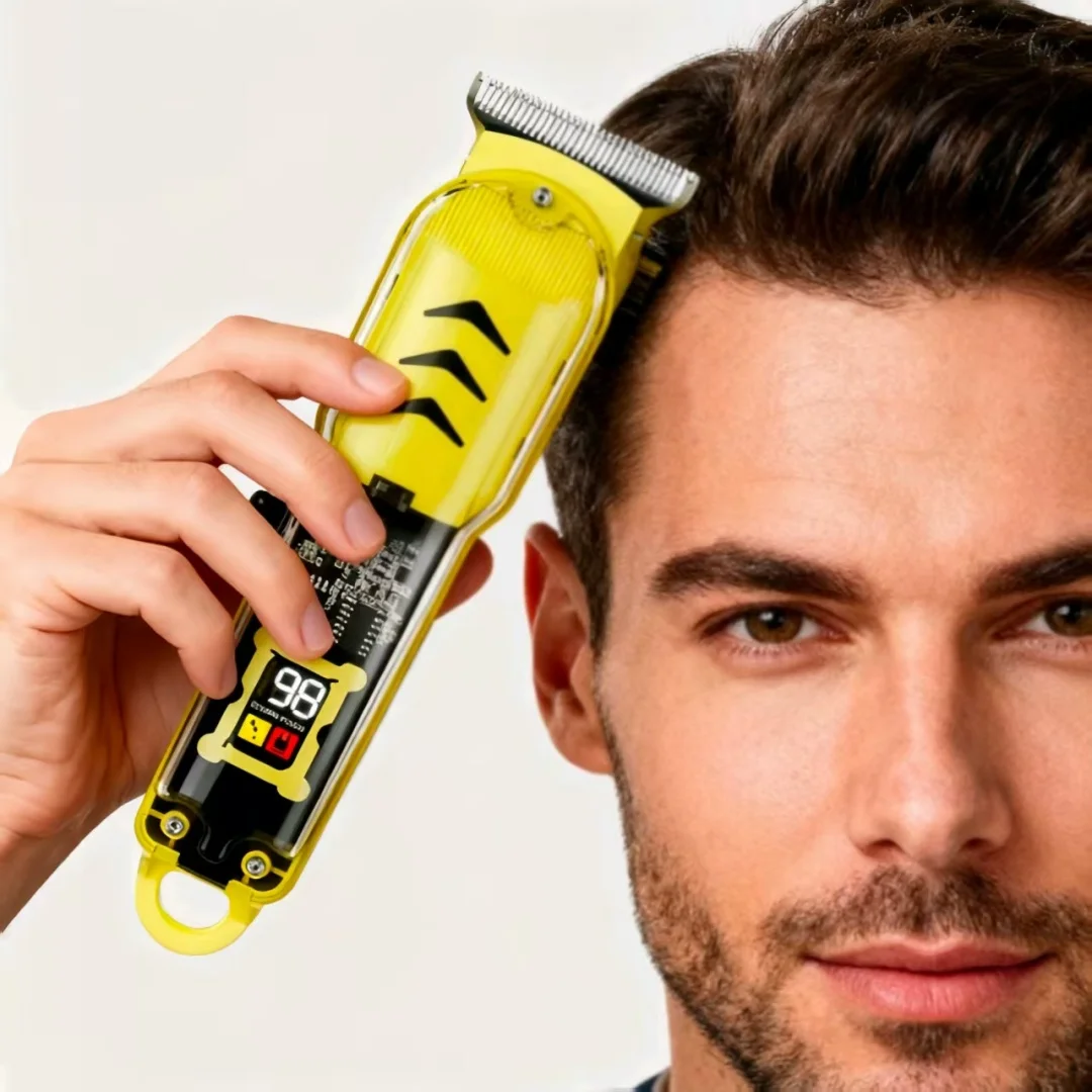 

LCD Digital Display Electric Hair Clipper, High-Power Hairdressing Tool, Salon-Exclusive Hair Trimmer for Fading & Bald Fade