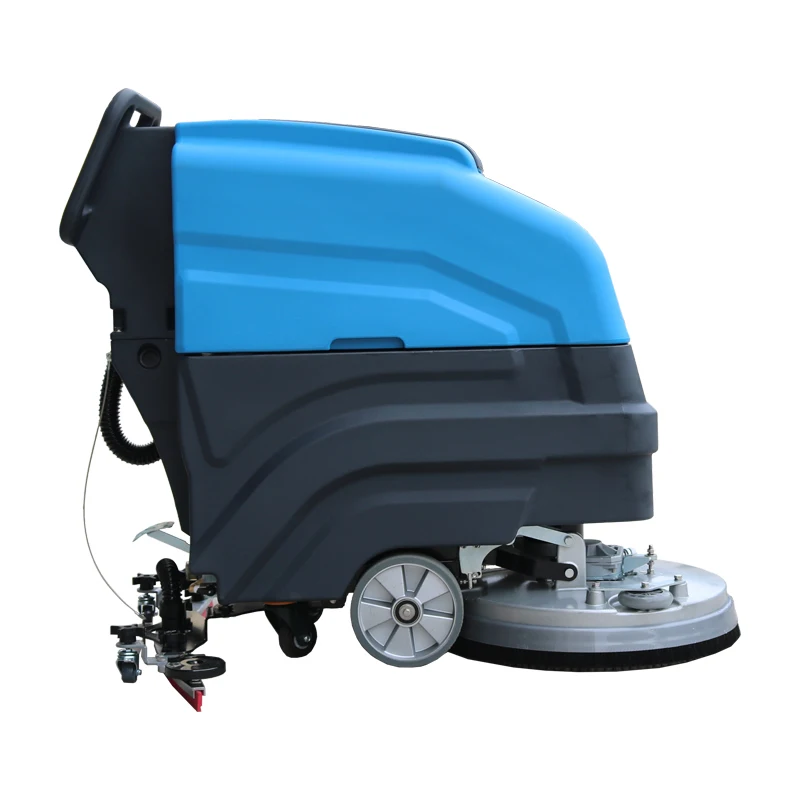 

Best Price for New 24V Electric Single Disc Floor Scrubber Outdoor Concrete Floor Scrubber with Battery Work behind Scrubber