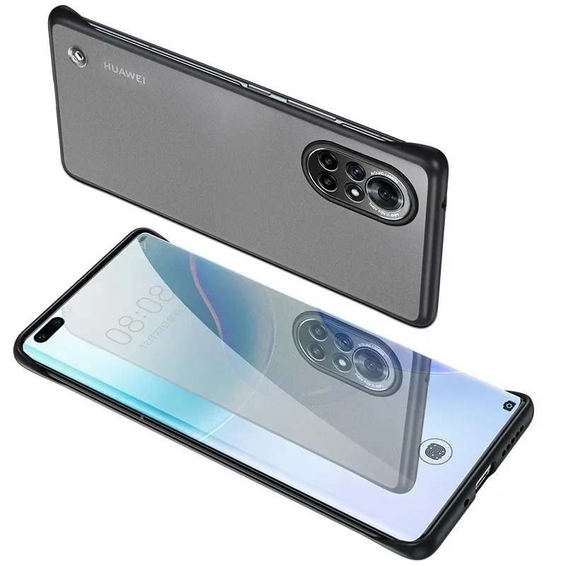 Ultra Thin Matte Frameless Phone Case For Huawei Nova 12s 12 SE Nova 11 Pro 10 9 8 7 SE Translucent Matte Hard Back Cover Shell