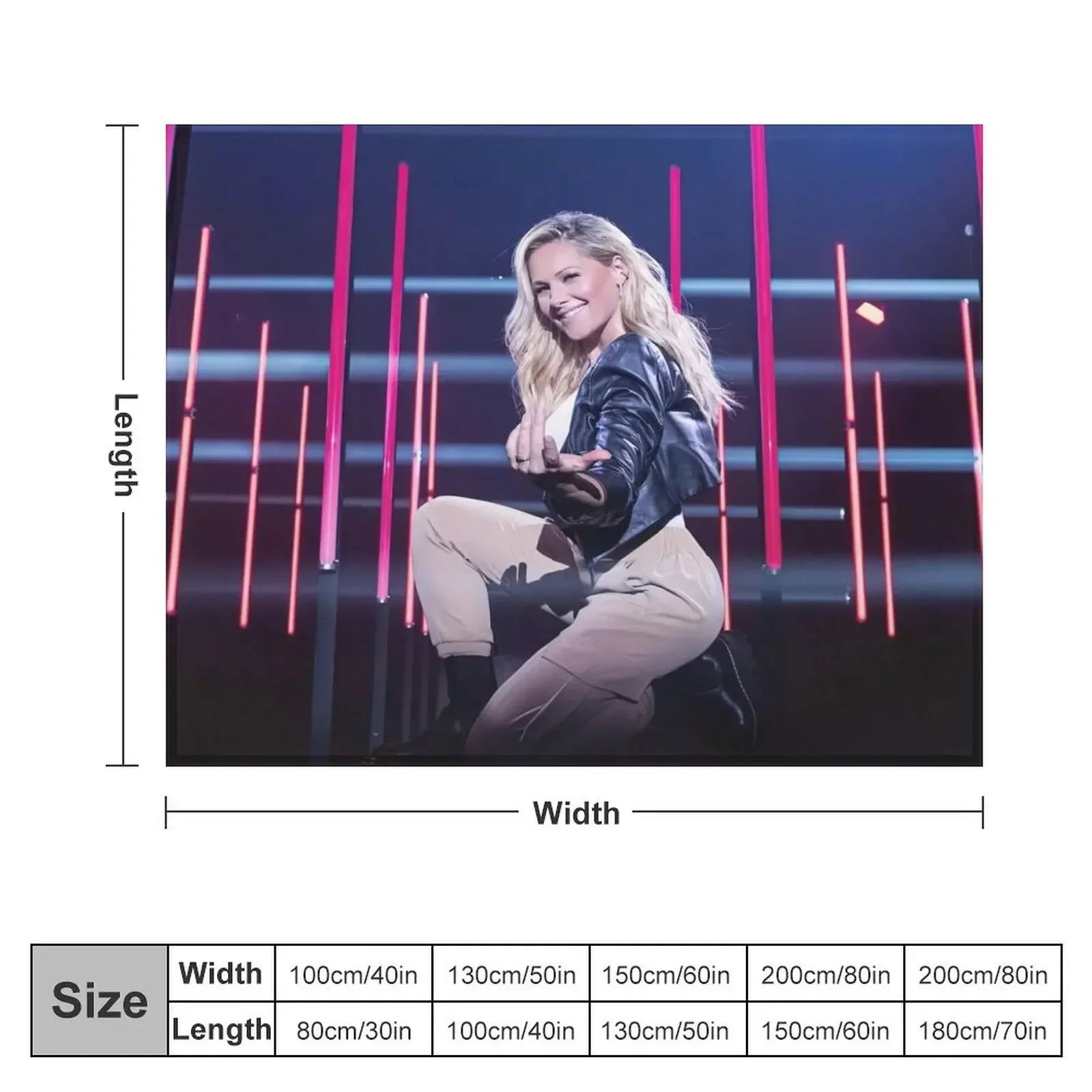 Helene Fischer Im Rausch Der Sinne Throw Blanket Blankets Sofas Of Decoration Cute Plaid For Decorative Sofa Vintage Blankets