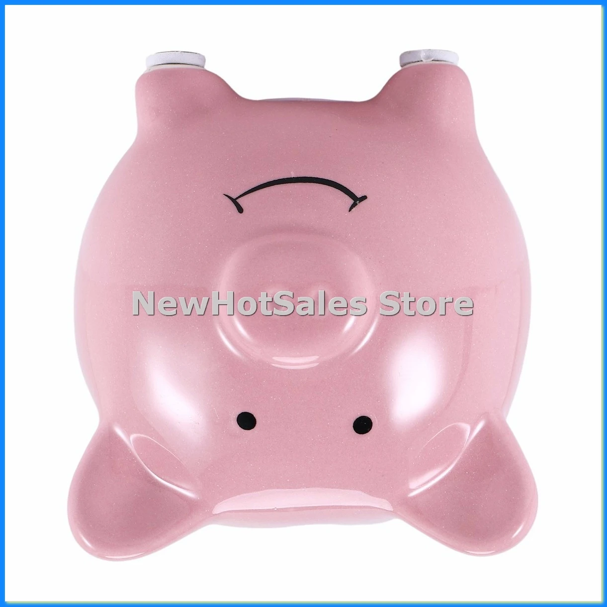 

Керамическая копилка на память, розовая-AT48