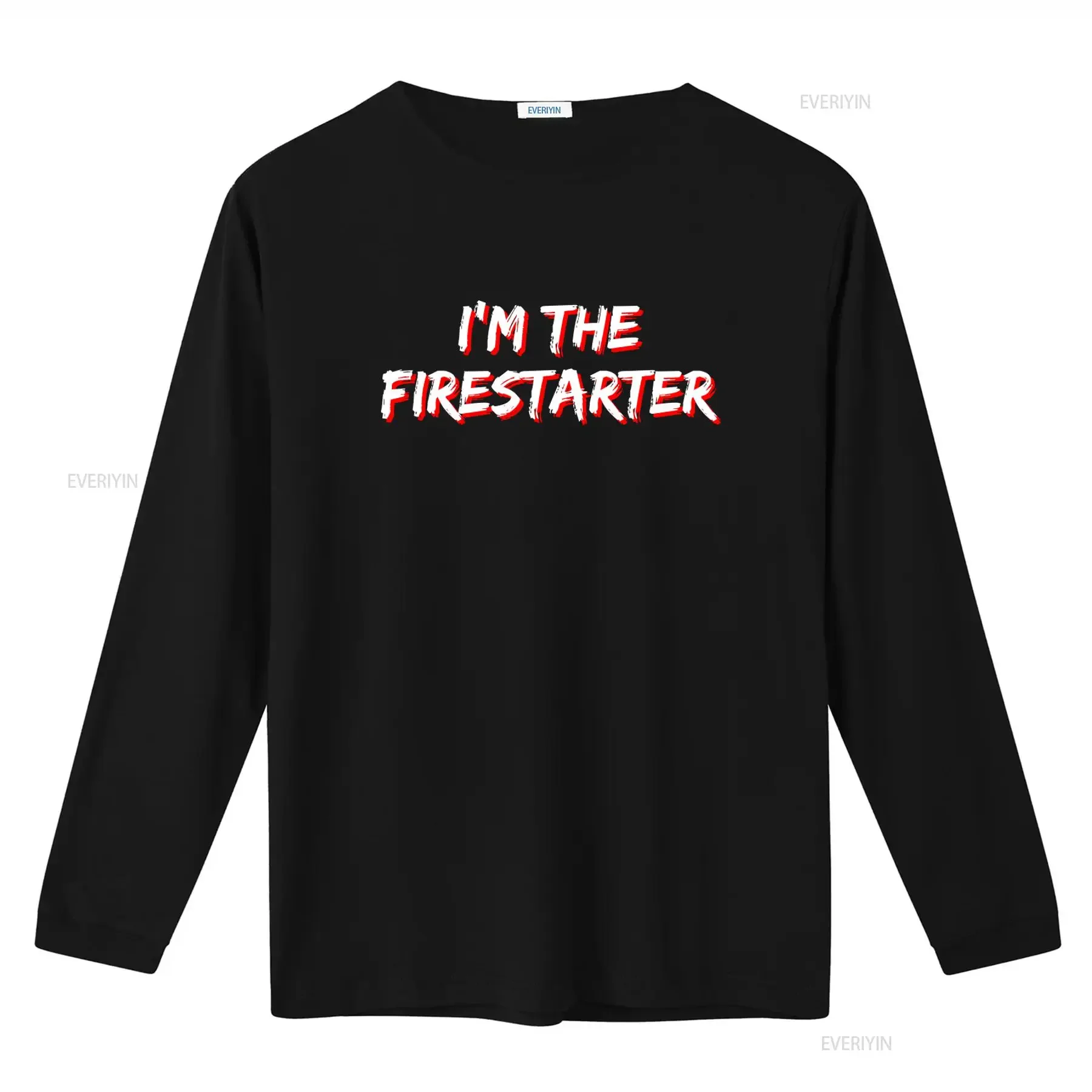 The Prodigy Firestarter Music Dance Quote T Shirt for 90s Lover I'm Print vintage Washed Top For Everyday Wear streetwear