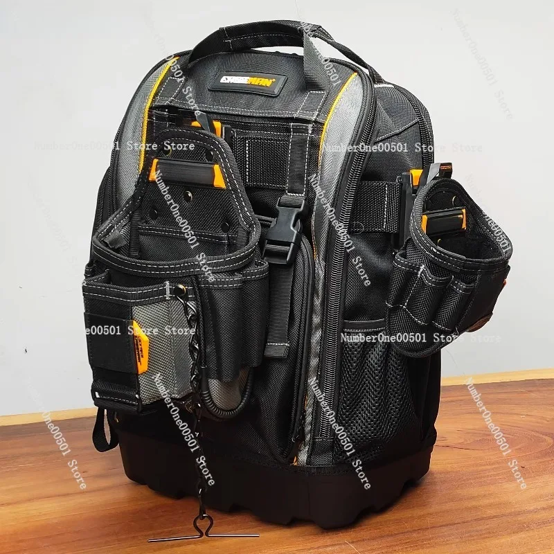 

Heavy Duty Toolkit Backpack Quick Hanging Unbuckle Electrician Durable Strong Dimension Multifunctional Thickened EM-S006