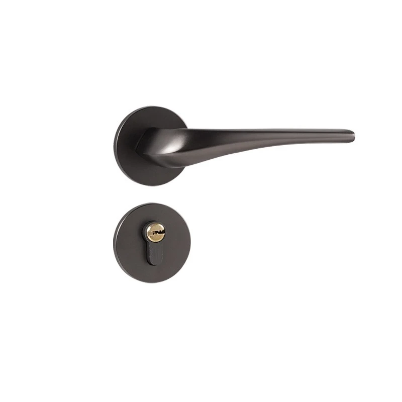 

Alumina gray door lock, indoor bedroom door lock