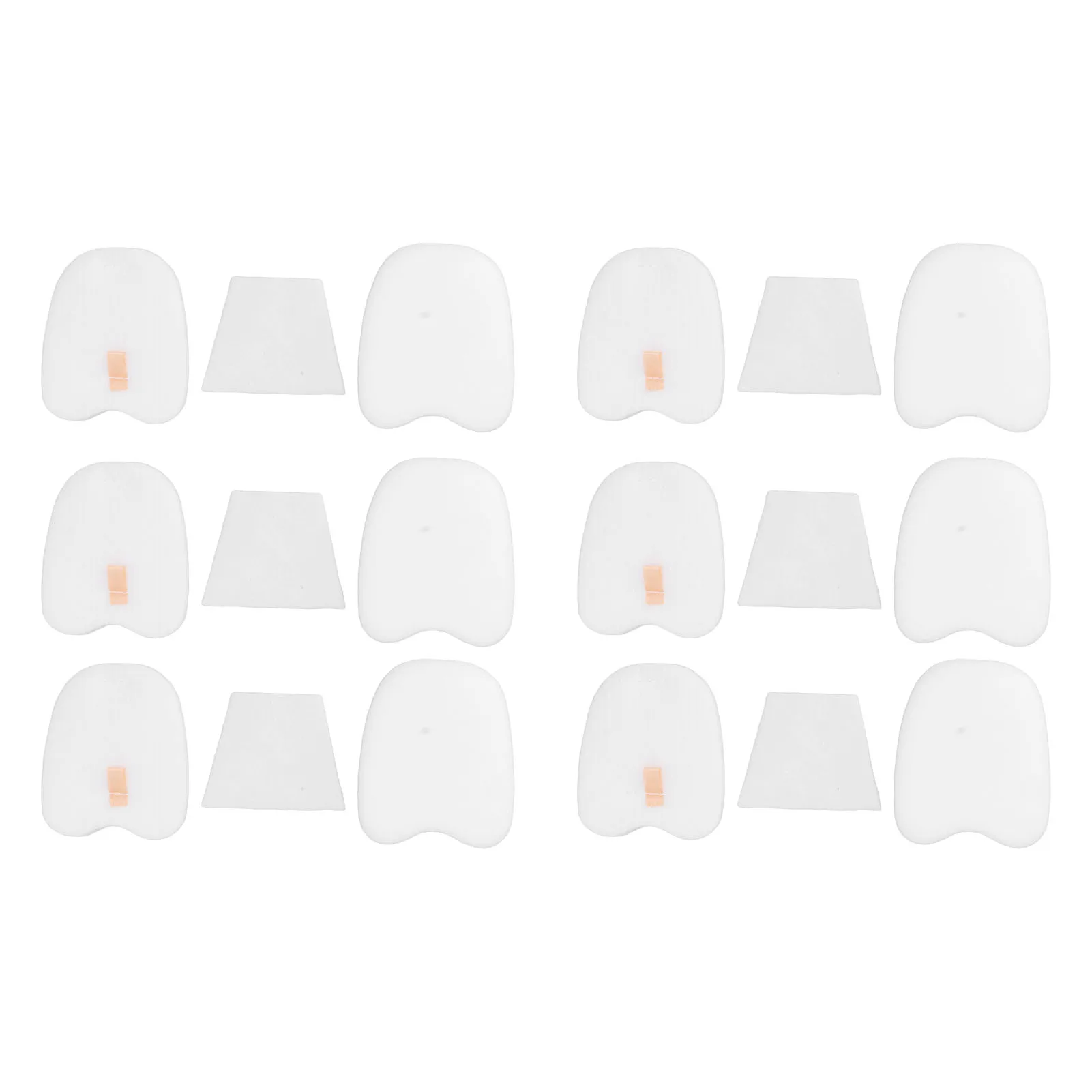 Vacuum Cleaner Filter Replacement Sponge Reduce Pollen Detachable 6 Set Vacuum Filters Replacement Washable for Vacuum Machine