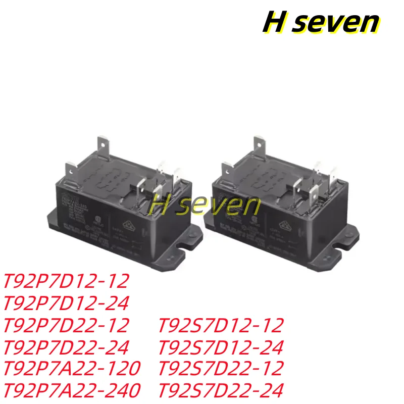 T92P Power Relay T92S7D12-12 T92S7D22-24 T92P7D12-12 T92P7D22-24 T92P7A22-240 6Pin 30A