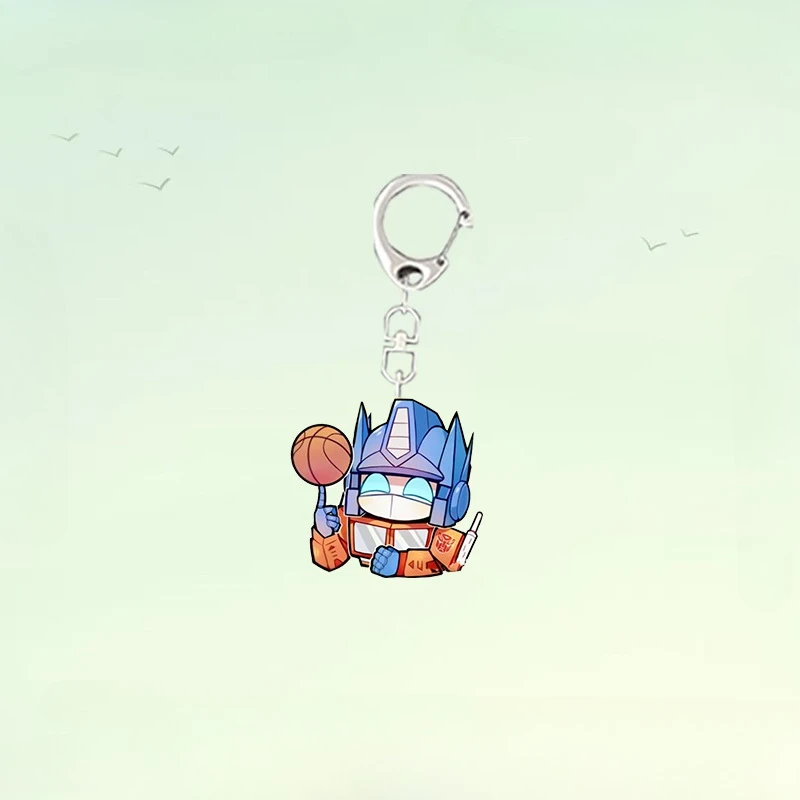 Transformers Acrylic Keychain Optimus Prime Bumblebee Anime Peripherals Originality Personality Pendant Fashion Cartoon Gift - Image 6