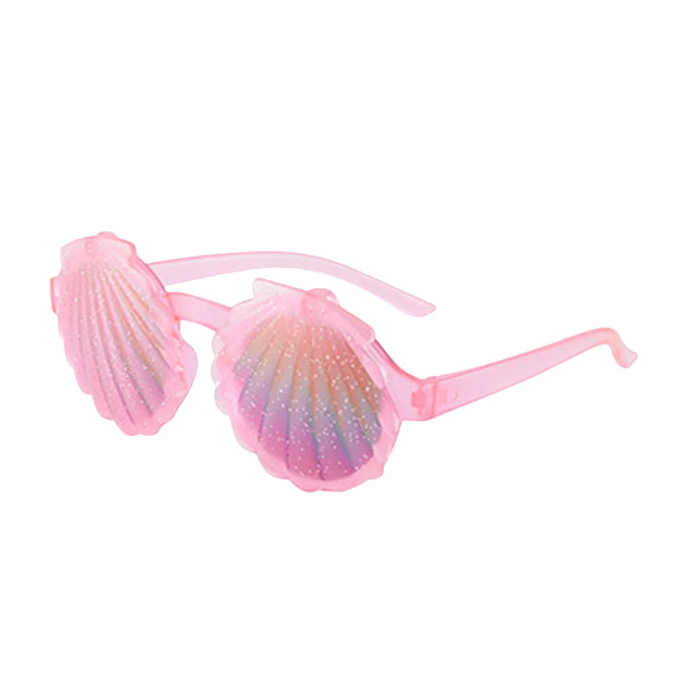 Gafas de fiesta Conchas Gafas de sol Accesorios para fotos Carnaval Festival Decoración de cumpleaños Cosplay Accesorios temáticos del océano Fiesta vibrante