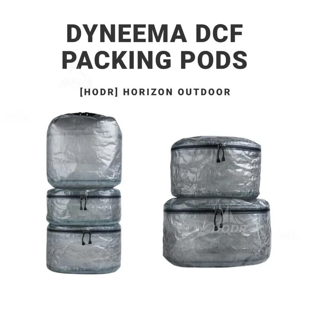 [HDOR] Dyneema Packing Pods Backpack Packing Organizer Bag Dyneema Pouch 1/4, 1/3, 1/6 Linner Ultralight 1.6oz Cuben Fiber