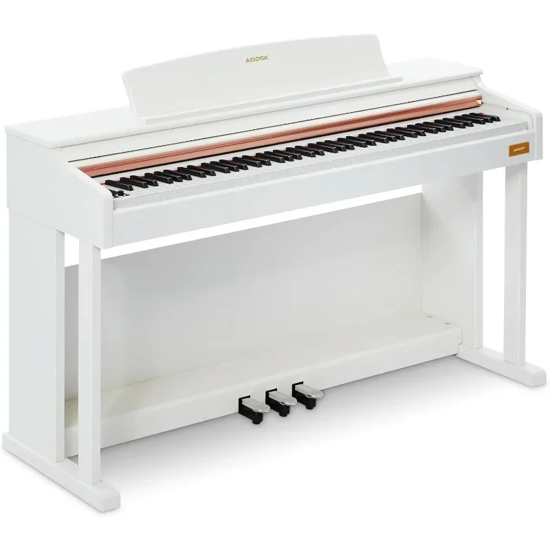 

Digital Piano,Weighted Hammer Action with Full-Size Weighted Keys,Triple Pedal,Beginner Bundle with Furniture Stand