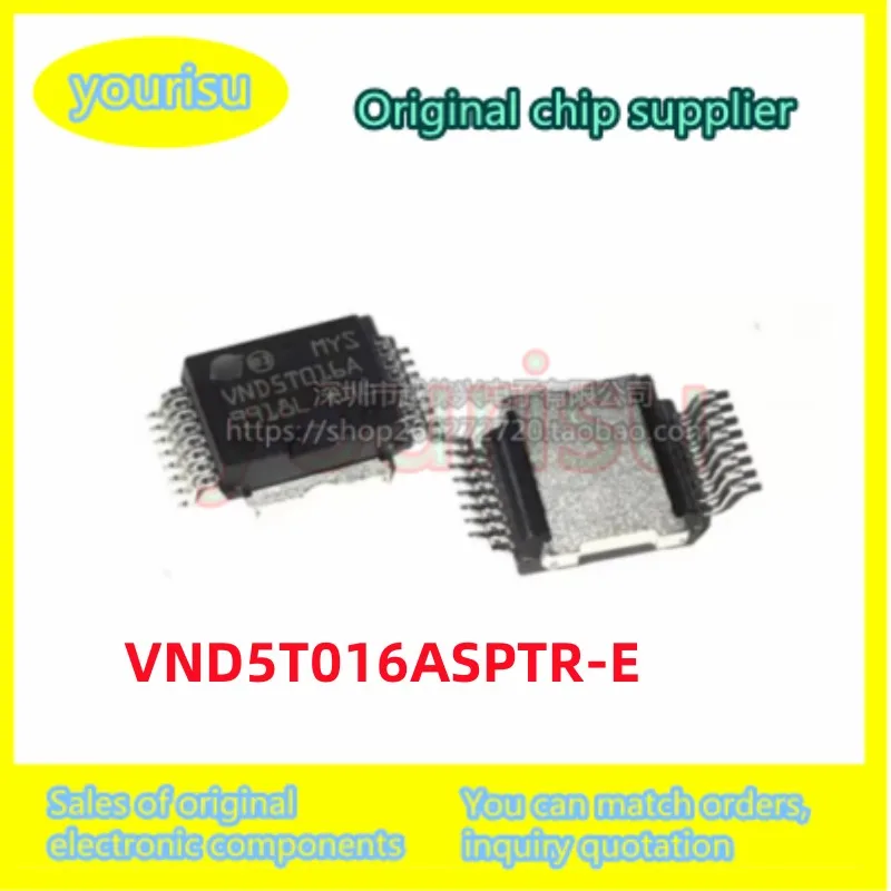 1-5Pcs/Lot Original VND5T016ASPTR-E VND5T016ASP VND5T016A Power Electronic Swhing Chip IC PowerSO-16