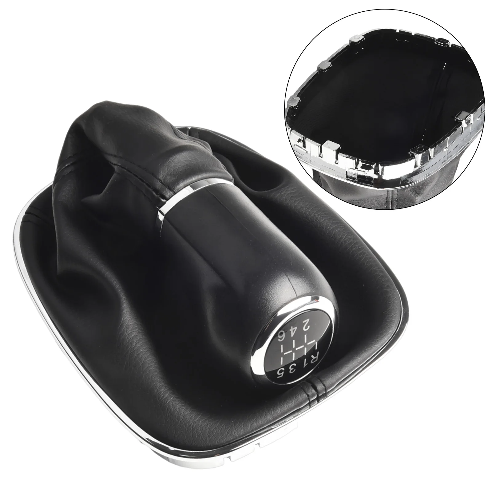 Shift Knob Shift Knob For Vauxhall For Corsa E 15-19 Gear Shift Knob With Boot 55505242 Car Accessories  Shift