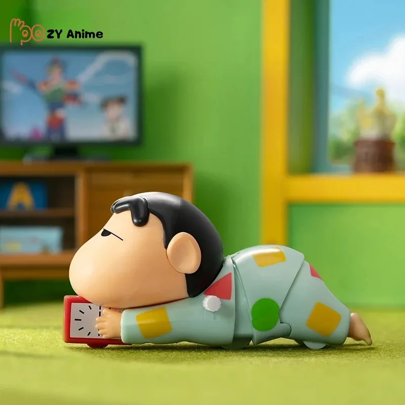 Crayon Shin-Chan Figura De Ação Dinâmica, Anime Modelo Ornamentos, Ornamentos Kawaii, Life Clockwork, Presente Da Coleção, Novo