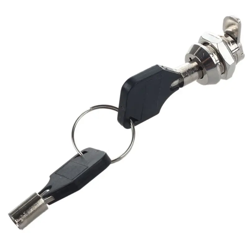 10Pcs 12Mm Threaded Keyed Quarter Turn Cam Lock For Drawer Box Locker