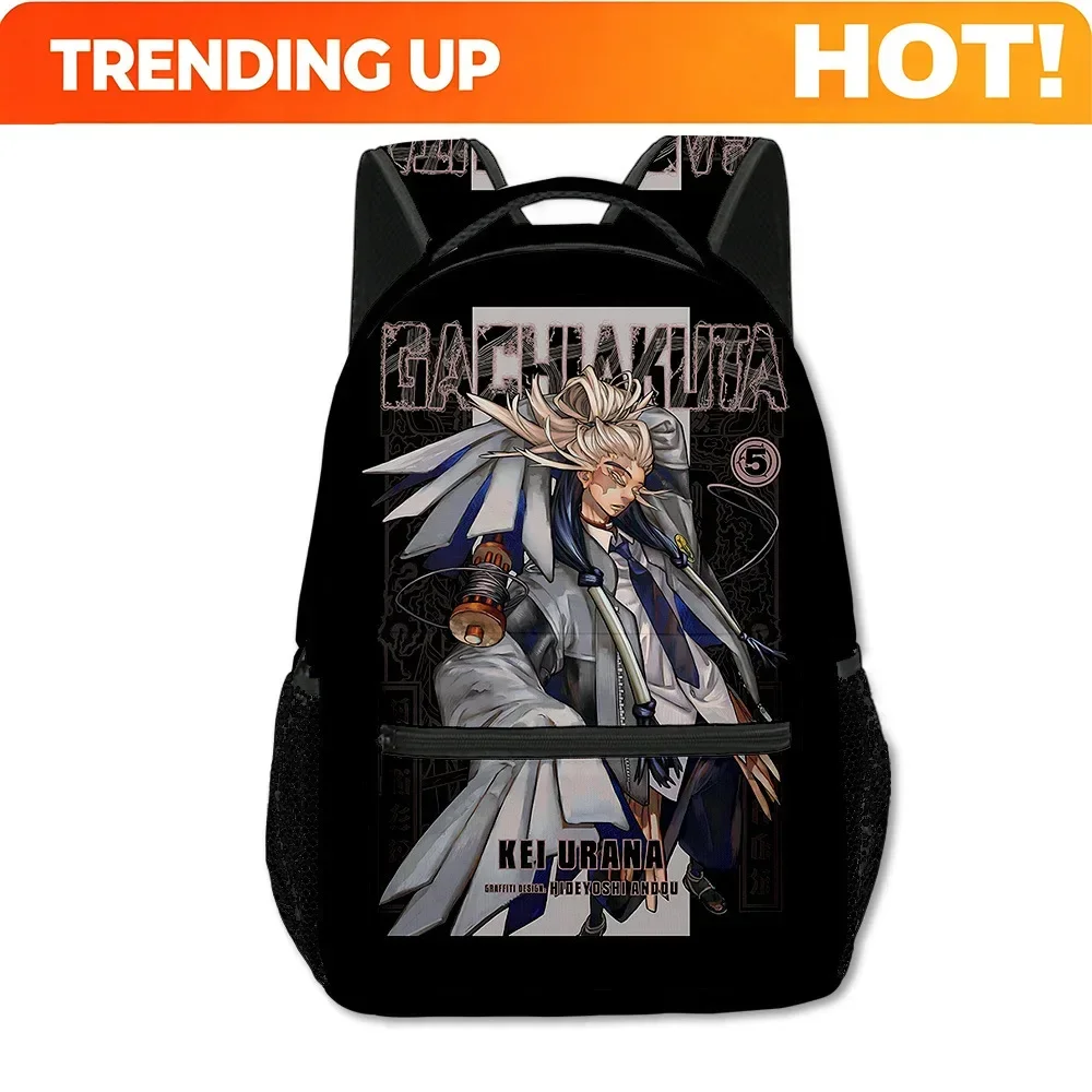 Custom Bag Cartoon Popular Funny Gachiakuta Student Bookbag Notebook Backpacks 3D Printed Oxford Waterproof Boys/Girls Travel Ba