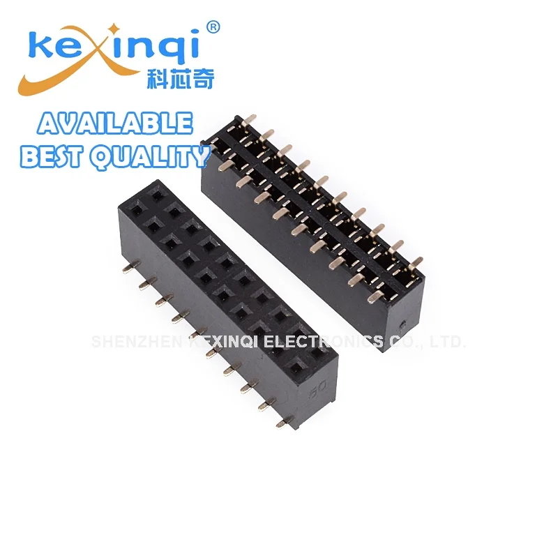 5pcs Double SMD Row Female Spacing 2.54mm Socket PCB Board Tolerance 2x40p 2*3P 4P 5P 6P 7P 8P 9P 10P 20p Pin Header Connector