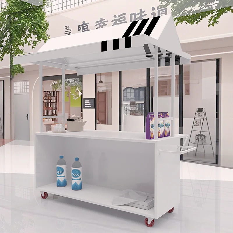 Mobile Market Shopping Mall Outdoor Night Market Stall Internet Celebrity Snack Trolley image 3