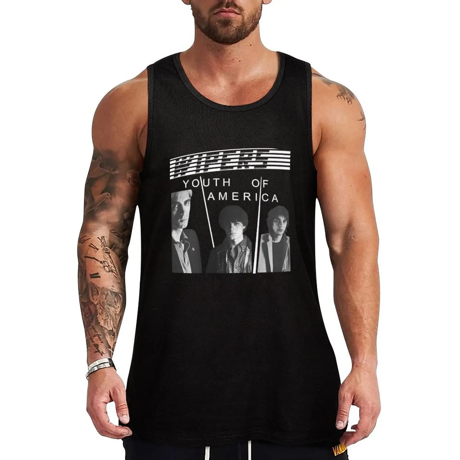 

Wipers youth of america Tank Top Basic Undershirt Tank Top Casual Lightweight Shirt