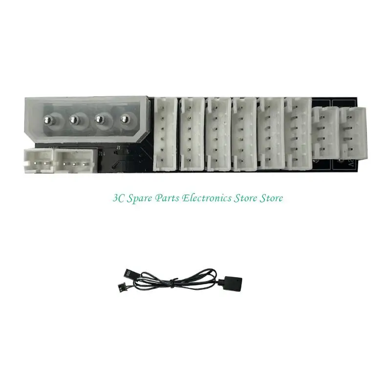 SZ 6 Fan And 2 ARGB Light Strips Controller For PC Case RGBs Sync Cooling System