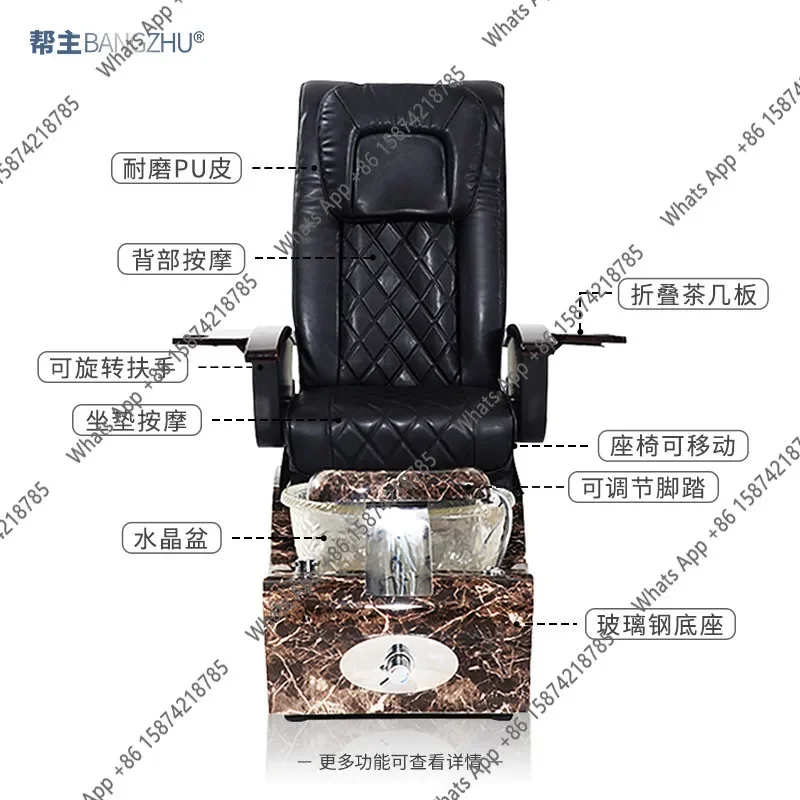 M32 Manicure Sofa Chair SPA Foot Massage Chair Electric Foot Massage Foot Soaking And Pedicure Shop Special For Beauty Salons