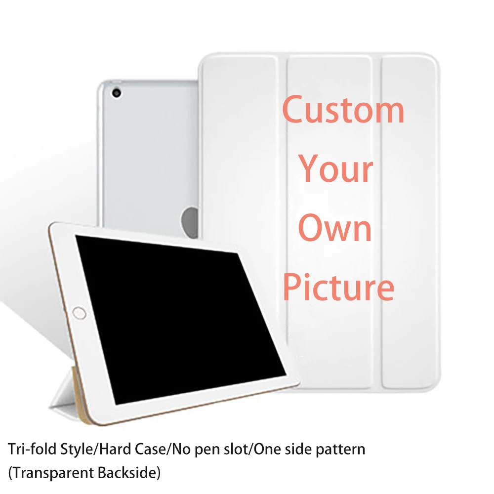 

Customized Your Own Cover For Apple iPad10.2inch 2021 2020 Mini 6 8.3'' Air 4 5 ipad Pro11 Folding Folio Case With Pen Slot