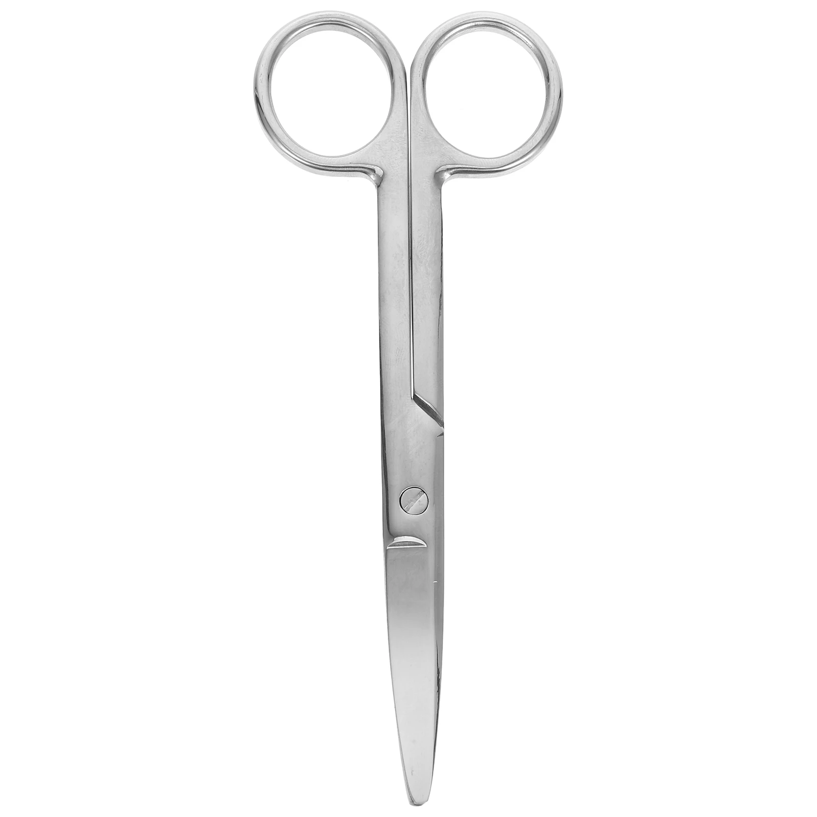 

Stoma Scissors Colostomy Bag Care Supplies for Cutting Silver Stainless Steel Blunt Nurse