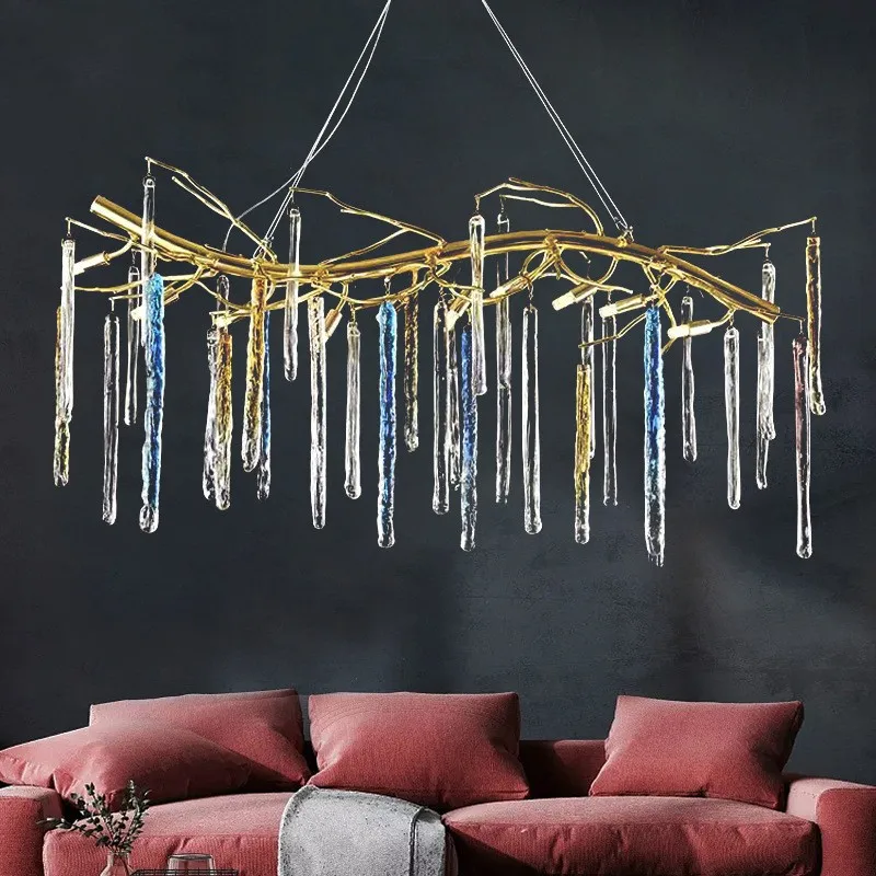 

Amazon Restaurant Designer Bedroom Tree Light French Living Room Post-Modern Crystal Chandelier