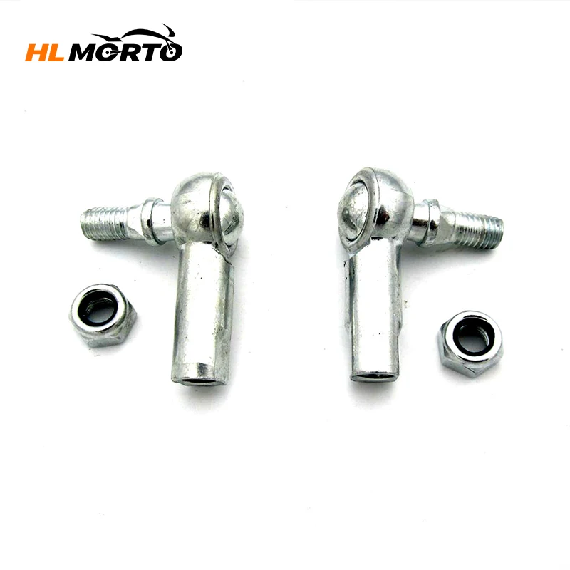 2pcs M8 8MM Tie Rod Ball Joint ATV Accessories Tie Rod Ball For Quad 4-Wheeler 70 90 110 125 150 200 250cc Go Kart Karting