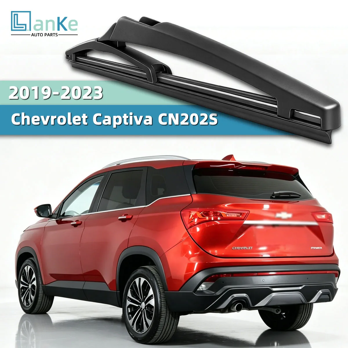 Auto-Heckwischerblatt für Fit Captiva CN202S 2019-2023, Ersatz für Heckscheibenwischer, langlebiges Gummi-Zubehör