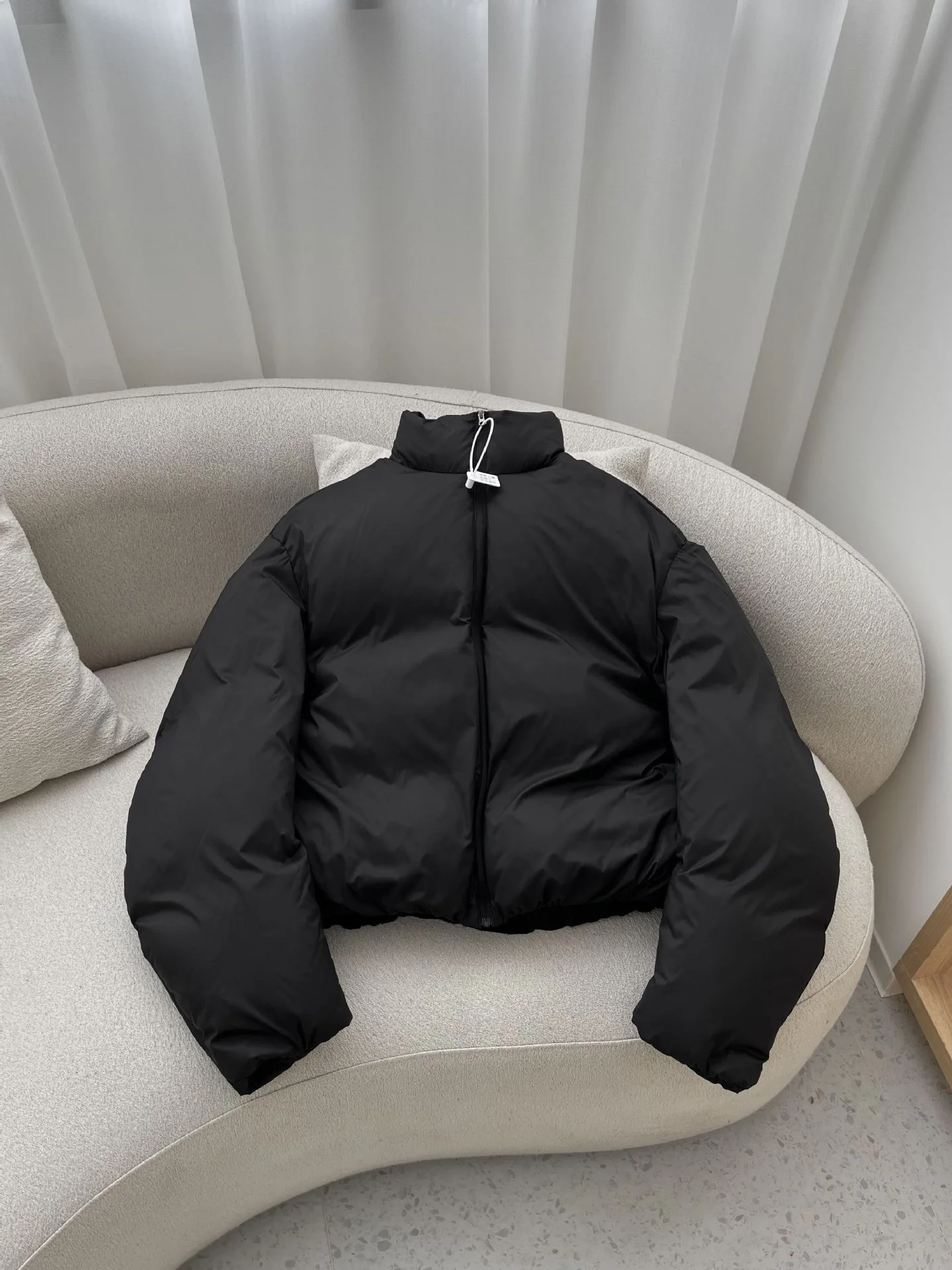 PREON عادية Sle ort سستة أسفل Jaet بسيط الوقوف طوق فضفاض صالح Faionable الخريف الشتاء جديد وصول المرأة معطف #2