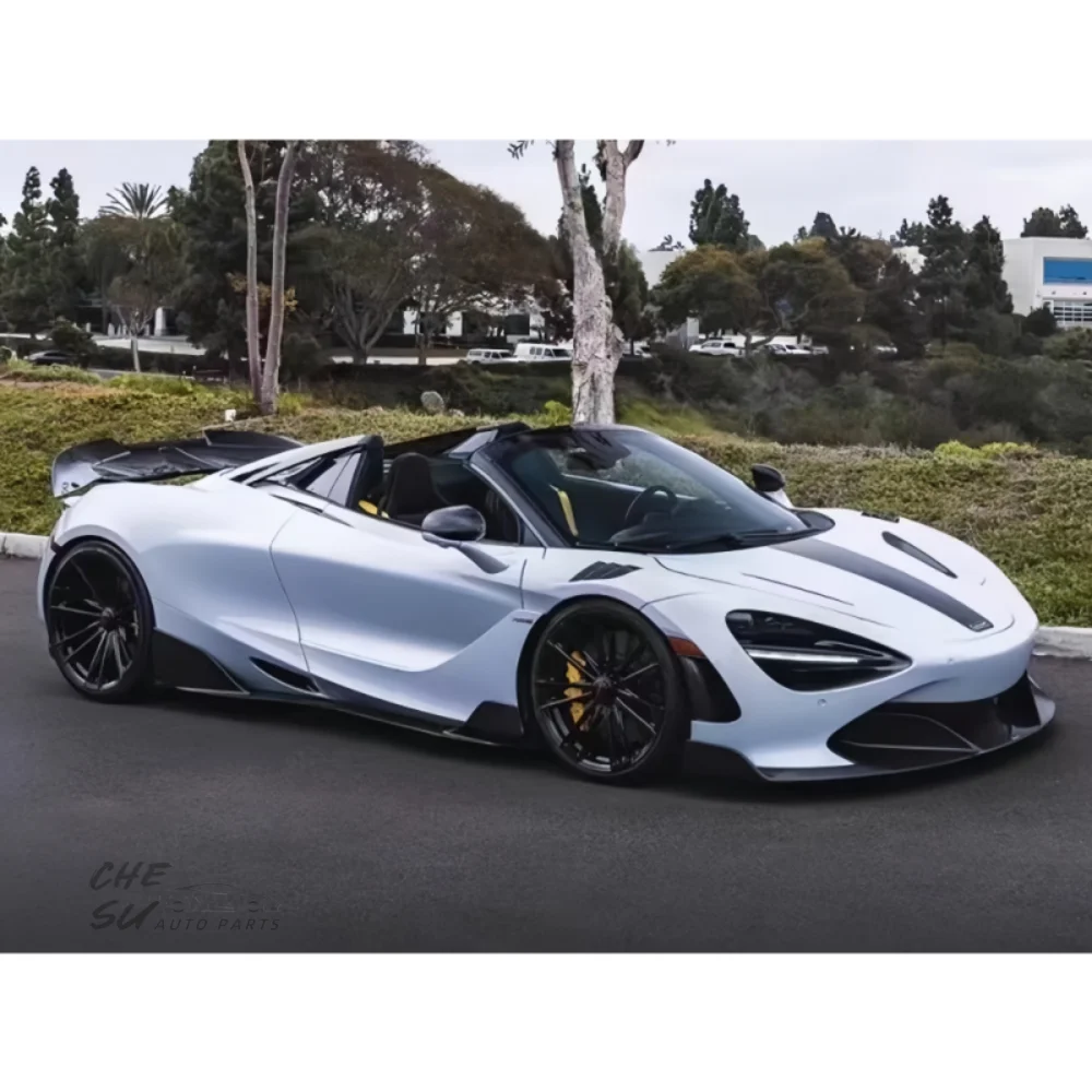 Speed RY Style Dry Carbon Fiber Front Lip, Rear Diffuser, Side Skirts, Rear Spoiler, Fender Kit Suitable for McLaren 720S