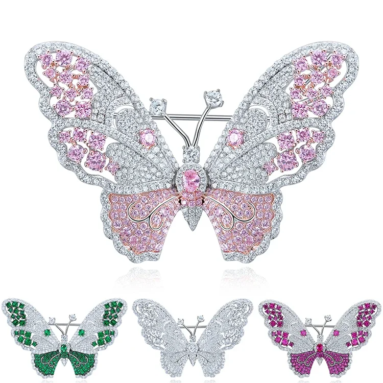 Trendy Best Quality Brooch Pin Handmade Jewelry Butterfly Brooch For Women Wedding Dress