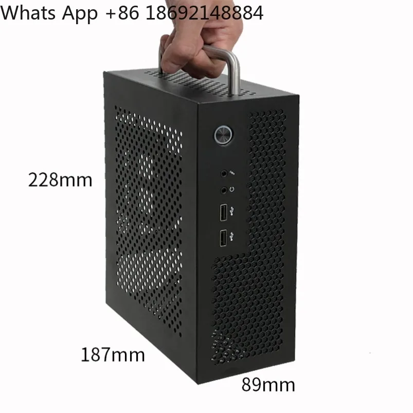 

New A09 mini desktop ITX17 * 17 main board small 1U power supply 3.8LHTPC computer case