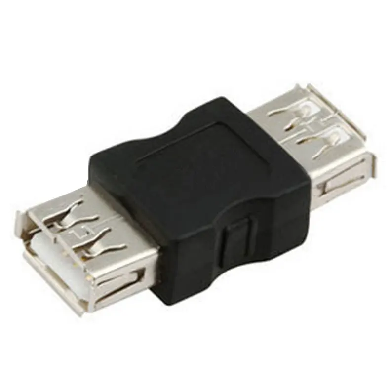 USB 2.0 A Female To A Female Gender Changer USB Adapter 	Practical Use Connecting To Mobile Computer Converter 	For Car Audio