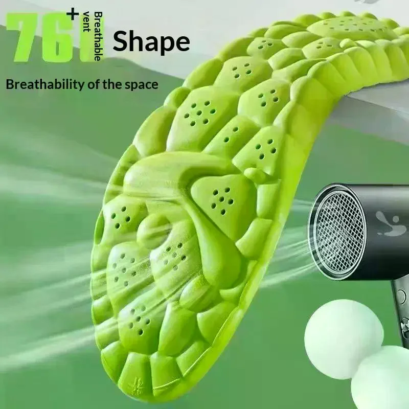 Pair 4D Sport Insole Super Soft Shoes Sole Pads For Feet Shock Absorption Baskets Shoe Sole Arch Support Orthopedic Inserts 1