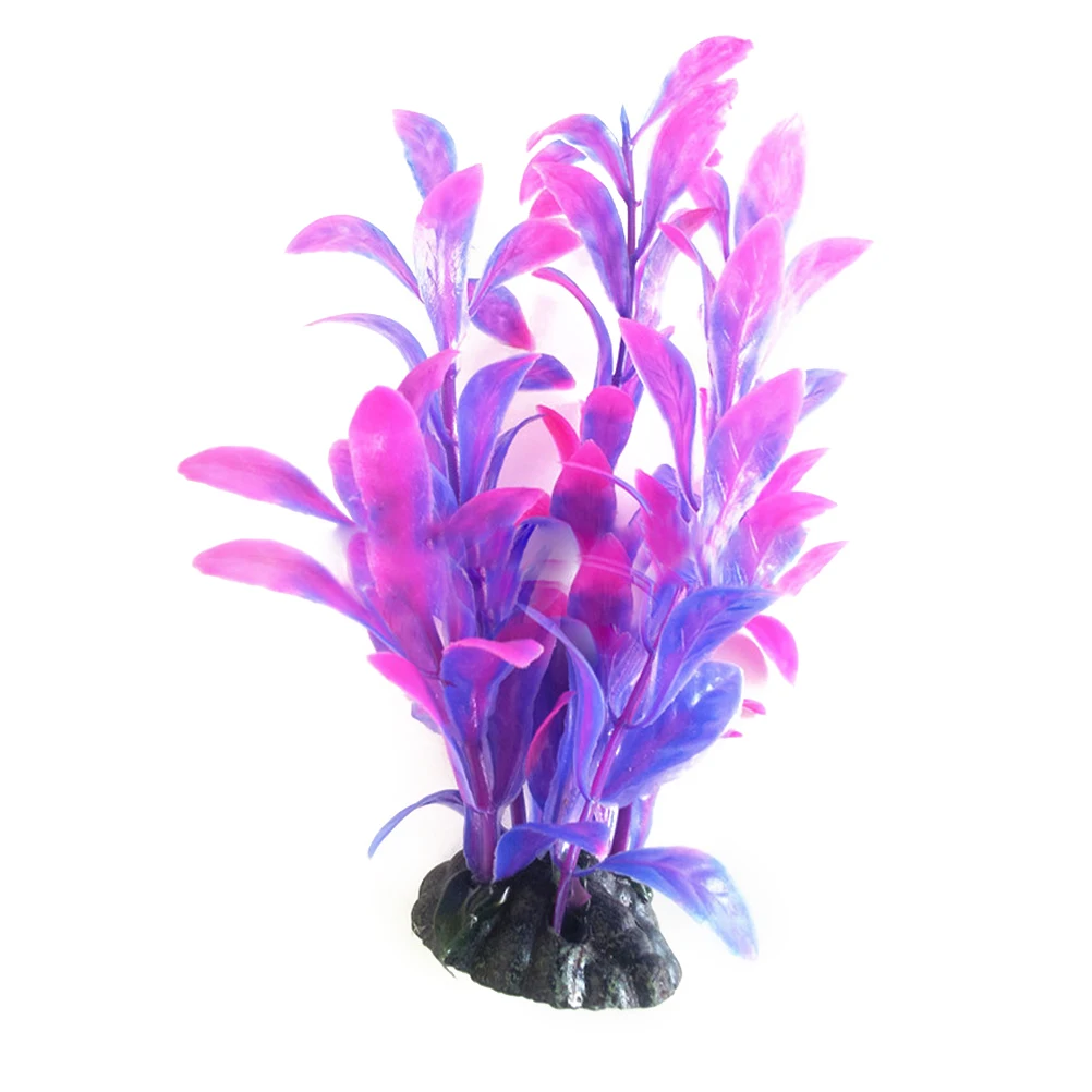

6pcs Plant Decoration for Aquarium Fish Tank Faux Plants Realistic Natural Artificial Plants Non Toxic Easy Wash