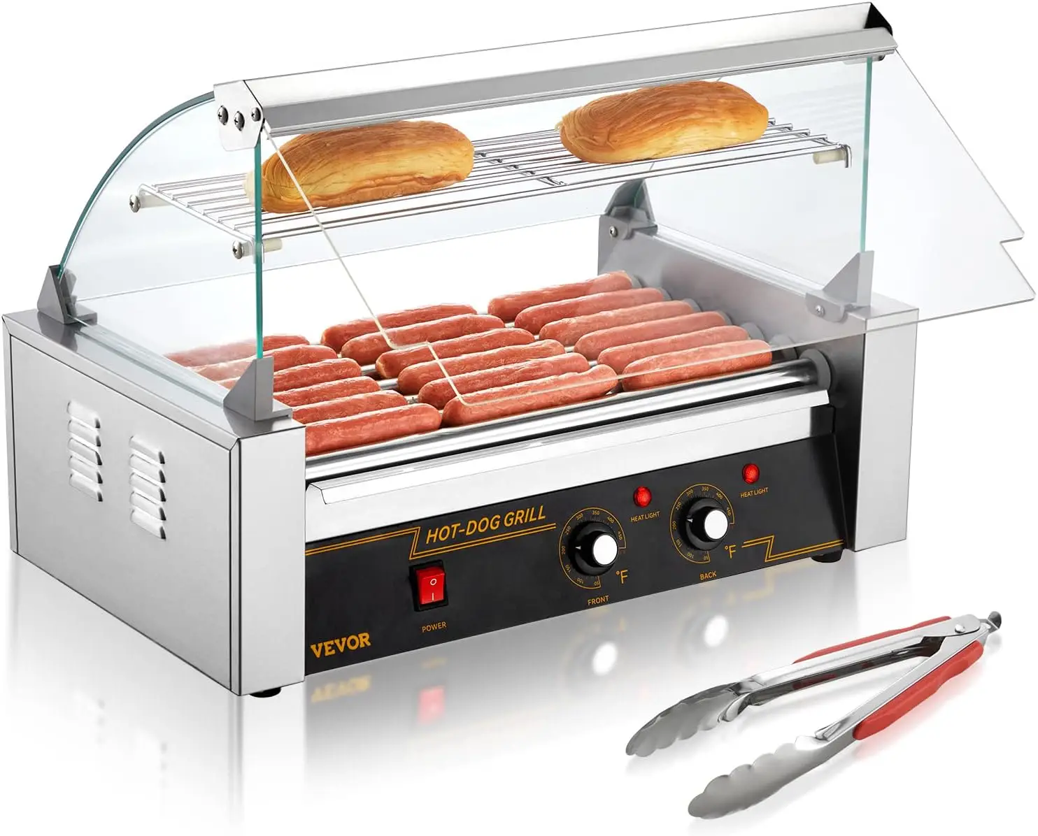 Commercial Hot Dog Roller Electric Sausage Maker Barbecue Grill Machine for Camping Party Home Appliance 110V