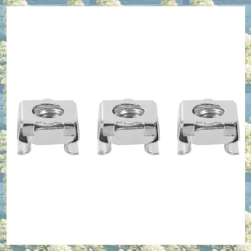 

Best Of 2025-150 Sets M6 Square Hole Hardware Cage Nuts&Mounting Screws Washers (M6 X 20Mm)(Screw+Washer+Cage Nut)
