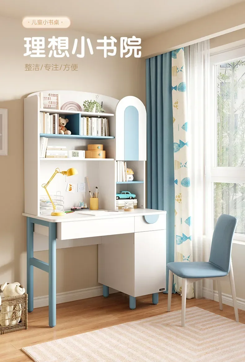 

Children's desk, bookcase, integrated study table, home study, primary school student writing table