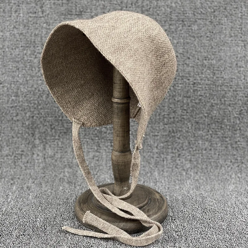 Autumn and Winter Korean Style Little Princess Hat Rear Split Fork Women's Retro Versatile Basin Hat Bucket Hat Knitted Trendy