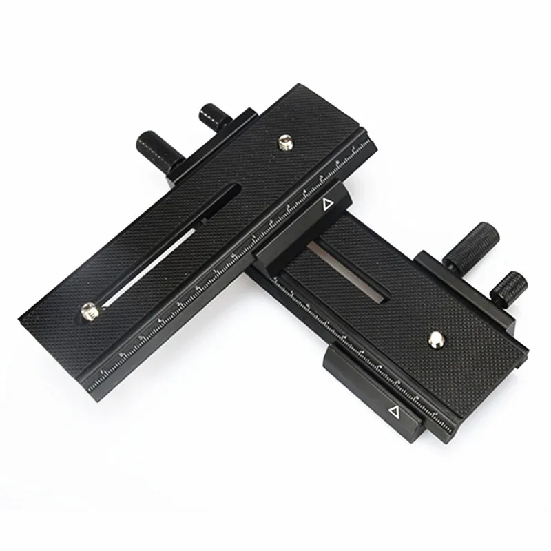 2Pcs LP-01 2-Way Macro Focus Focusing Rail Slider Metal 1/4 inch Screw Hole for Canon Nikon Sony Pentax Camera DSLR Accessories