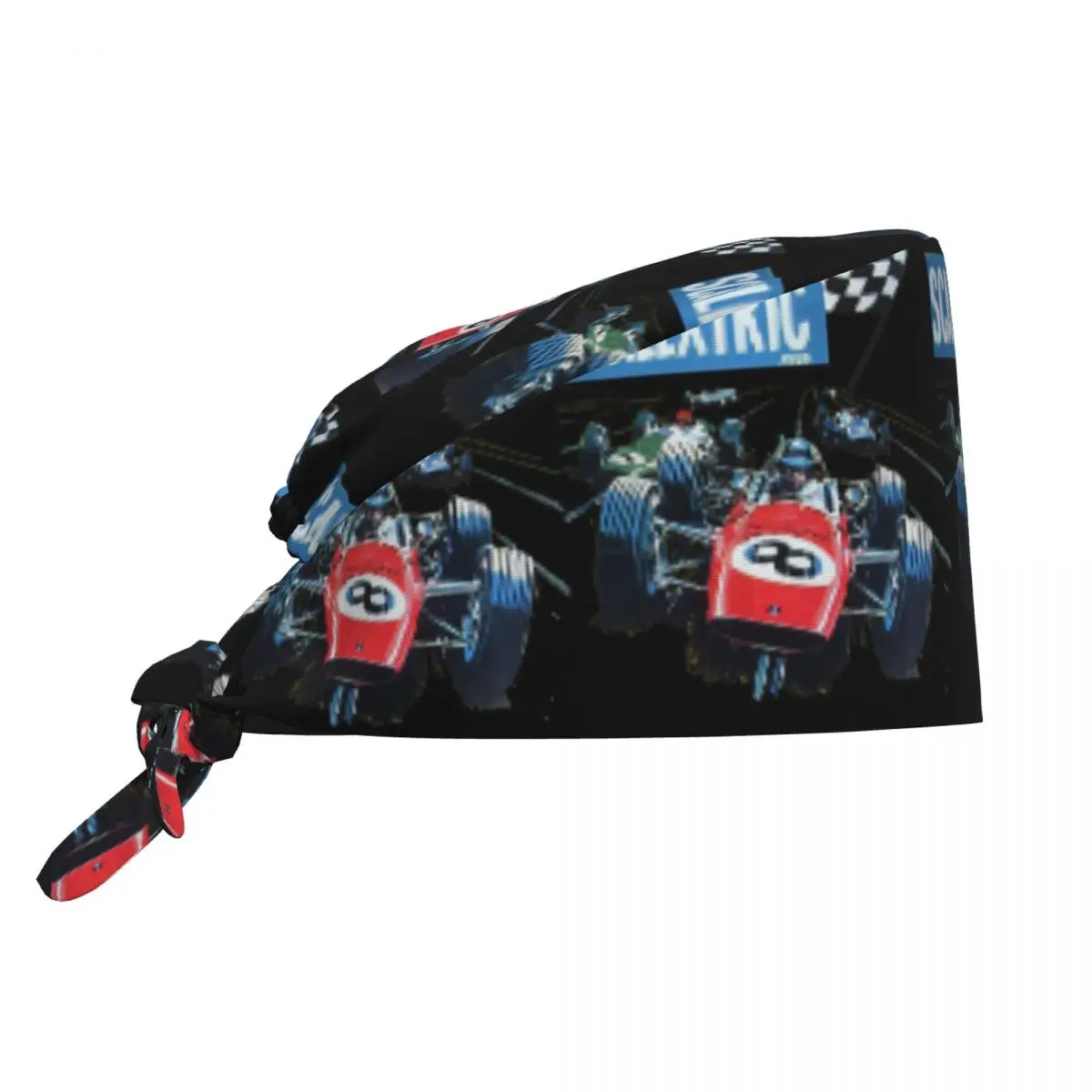 Gorro Quirúrgico Clásico Scalextric, Gorro de Trabajo para Médico, Gorro de Enfermería Ajustable para Hombres y Mujeres, para Dentistas