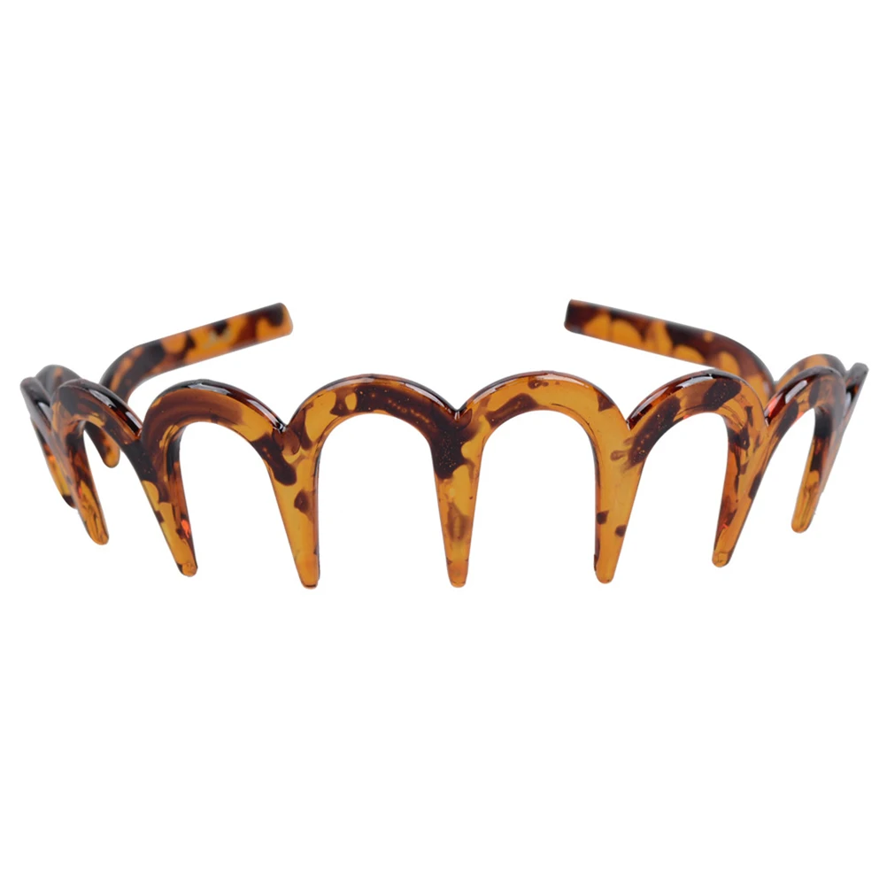 

4 шт., устойчивые к ударам повязки для волос, прочные жесткие пластиковые повязки на голову для женщин и мужчин, длинная челка, противоскользящий обруч для волос, стильная застежка для волос