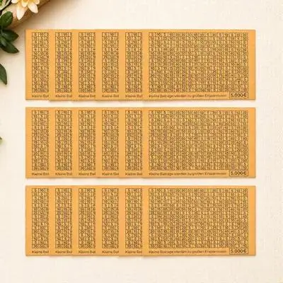 20Sheets Euro Savings Jar Stickers Numbered Financial Goal Trackers for Money Box Coin Bank DIY Budgeting Labels Target Saving