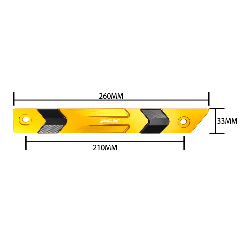 ﻿   ท่อไอเสียรถจักรยานยนต์ท่อตกแต่งสําหรับHonda PCX160 PCX125 PCX 125 160 2020-2024 Moto Tirm Anti-Collision Protector