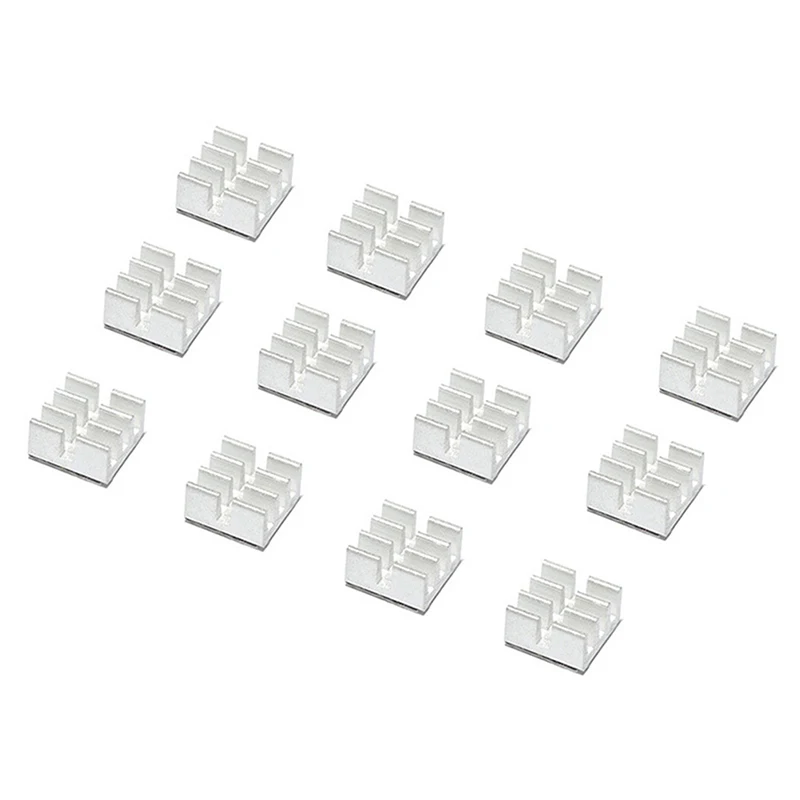 20 Stuks Mos RHS-01 Aluminium Koellichaam Koeling Radiator Ic Chip Voor Heatsink Radiator Chipset Geheugenkoeler