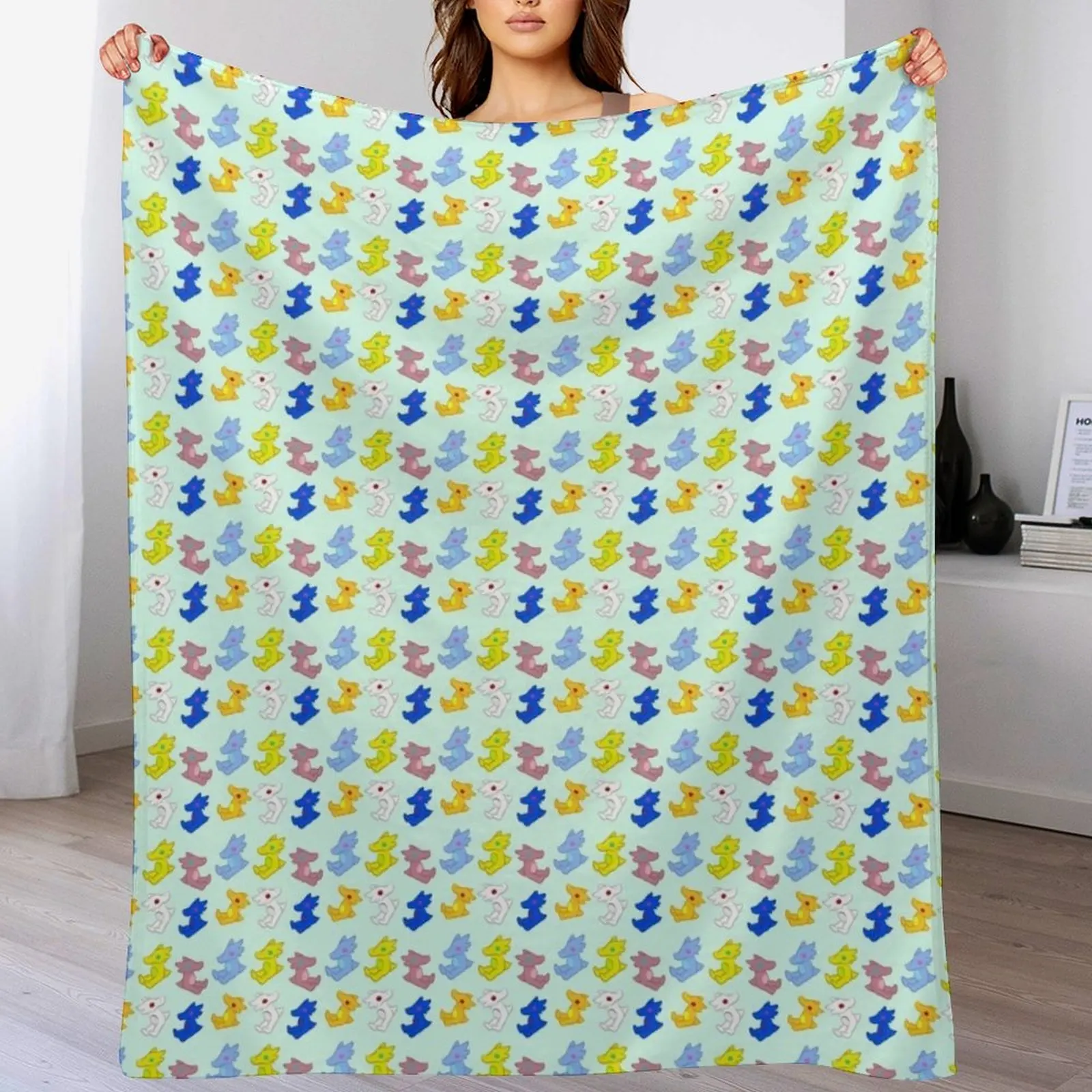 

Canon Scalemates from Homestuck Throw Blanket Flannels Tourist Personalized Gift halloween Blankets