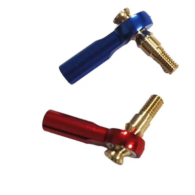 A84F-M3 Metal Ballhead Positioning Pull Rod 2Mm Tie Rod Metal Ballhead Servo Link Rod M3/M2 T Model Boat Connection Part