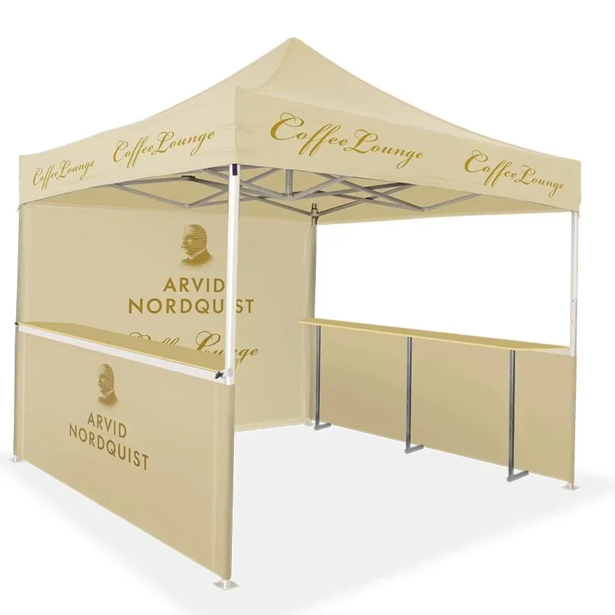 

Easy Pop Up Tent Event Canopy Tent Outdoor Waterproof Folding 10x10ft 10x15ft Printed Event Canopy Tent